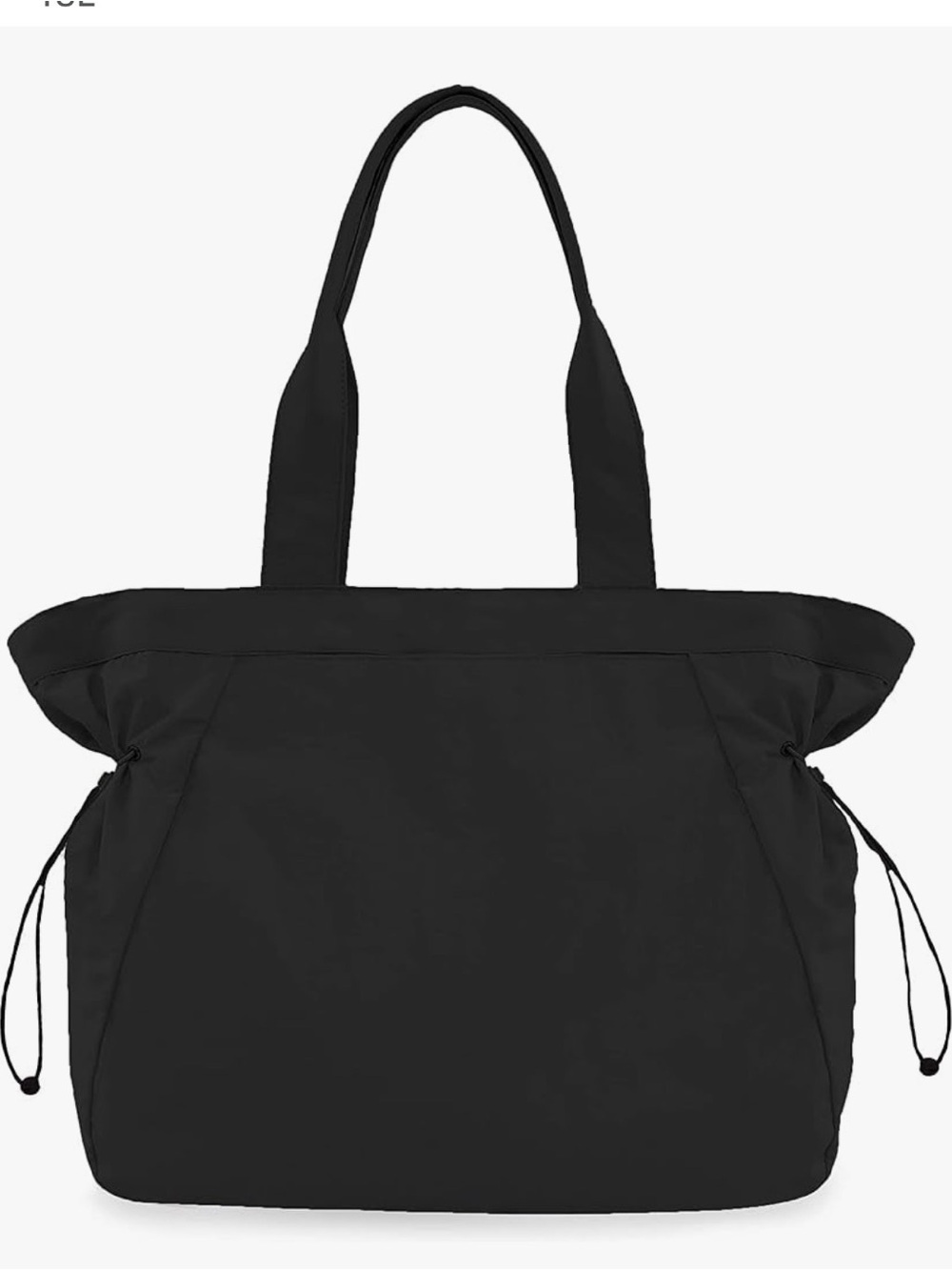 Everyday Black Tote Bag - Lightweight Women's Shoulder Bag